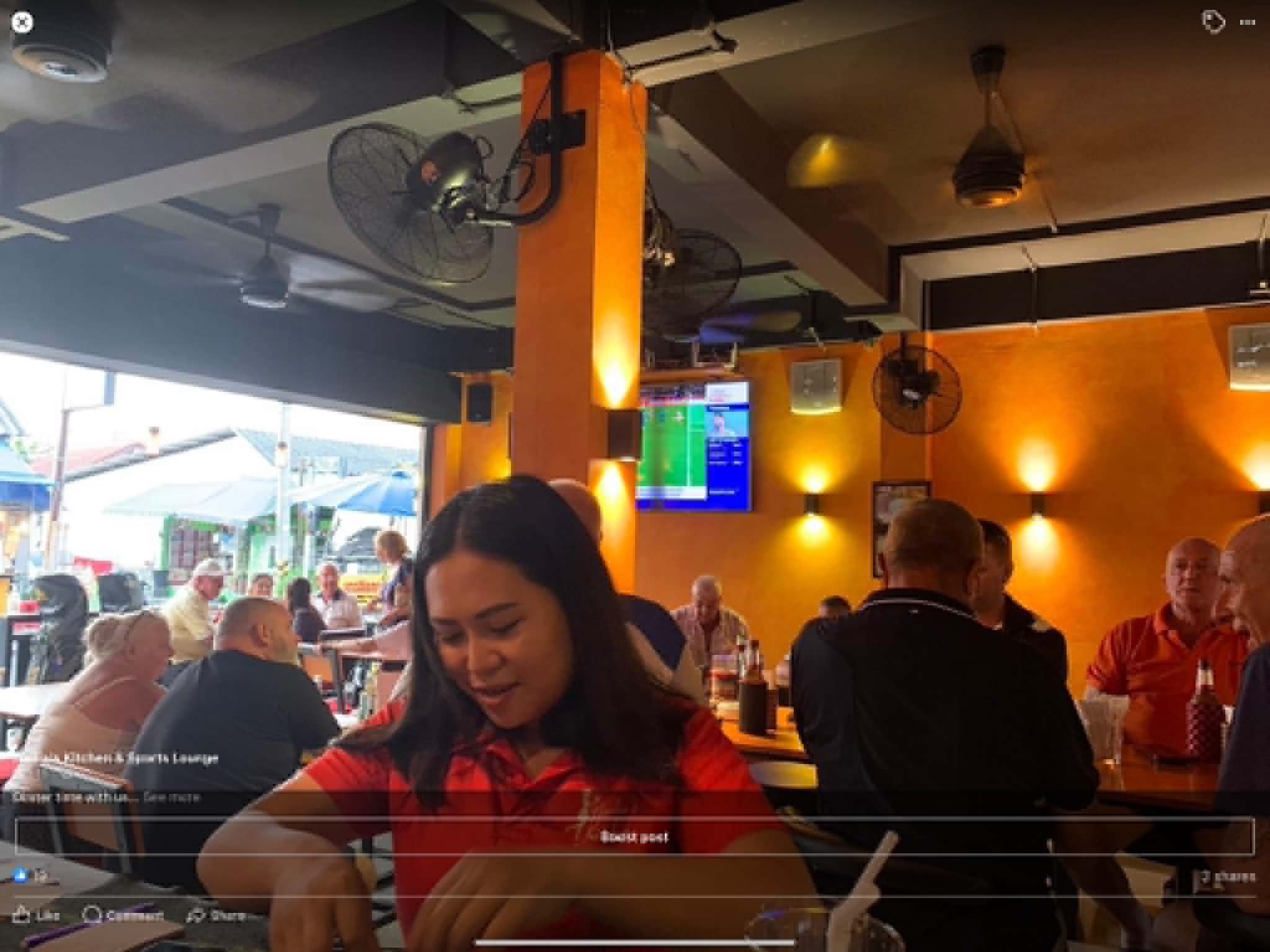 Inside Nadia's Kitchen & Sports Lounge Pattaya